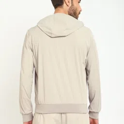 Guess Beige Regular Fit Solid Sweatshirt image 2