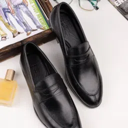 La Botte Men's Black Formal Loafers-picture-33