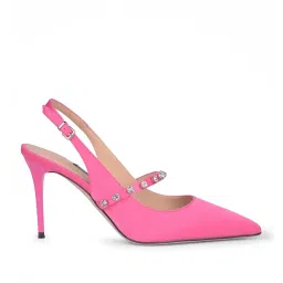 Nine West Women's Pink Back Strap Stilettos image 2
