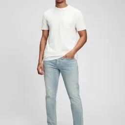 GAP Denim Cotton Slim Fit Solid Jeans image 3