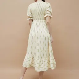 Fame Forever by Lifestyle Beige Print Dress image 2