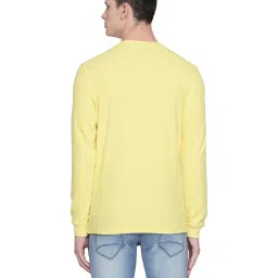 Basics Yellow Henley T-Shirt image 2