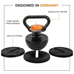 Flexnest The Flexikettle 7-In-1 Adjustable Kettlebell (10lbs-40lbs) image 2