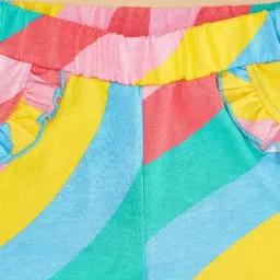Pantaloons Baby Multicolor Cotton Striped Shorts image 2