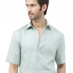 Rare Rabbit Green Boxy Fit Textured Shirt-picture-40