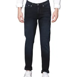 GANT Dark Blue Slim Fit Lightly Washed Jeans image 1