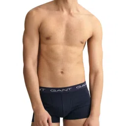 Gant Navy Regular Fit Trunks - Pack Of 3 image 2