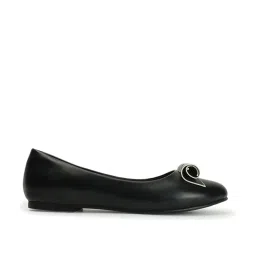 Elle Women's Black Flat Ballets image 2