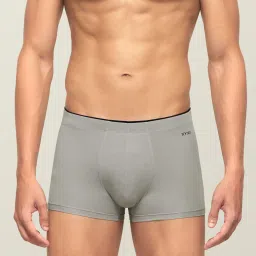 XYXX Grey & Black Mid Rise Trunks (Pack of 2) image 2