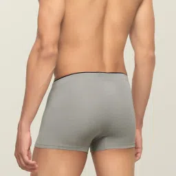 XYXX Grey & Black Mid Rise Trunks (Pack of 2) image 3