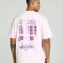 Puma Whisp Of Pink Cotton Regular Fit Printed Sports T-Shirt image 2