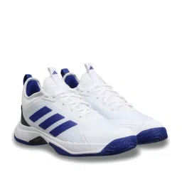 Adidas Men's Stroker White Tennis Shoes image 2
