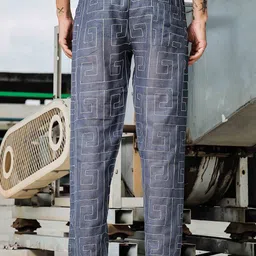 House of Koala Unisex Relaxed Fit Textured Original Regular Trousers image 2