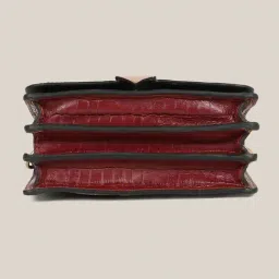 Hats Off Accessories Navy Animal Effect Small Leather Cross Body Bag image 5