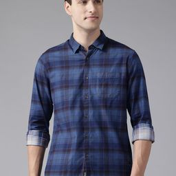 Blackberrys Slim Fit Checked Casual Shirt-picture-9