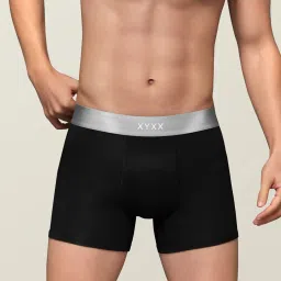 XYXX Red, Navy & Black Slim Fit Trunk (Pack Of 3) image 4