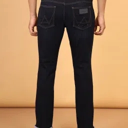 Wrangler Millard Dark Blue Regular Fit Lightly Washed Jeans image 2