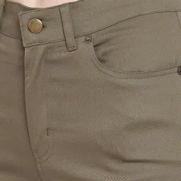 Hypernation Olive Cotton Shorts image 5