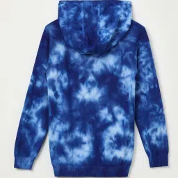 Fame Forever by Lifestyle Kids Blue Cotton Printed Full Sleeves Sweater image 2