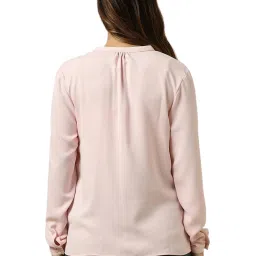 Allen Solly Pink Polyester Regular Fit Tops image 2
