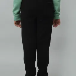 Cantabil Kids Black Solid Trackpants image 2