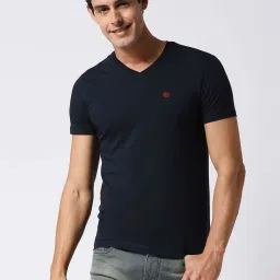 Dragon Hill Navy Slim Fit T-Shirt image 1