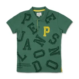 Pepe Jeans Kids Green Printed Polo T-Shirt-picture-34