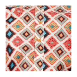 SG Yuvraj Kids Cream & White Printed Full Sleeves Kurta Set image 5