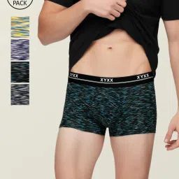 XYXX Multicolor Heathered Trunks - Pack of 5 image 1