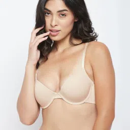 Clovia Beige Half Coverage Everyday Bra image 1
