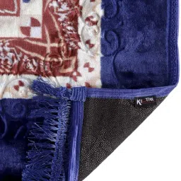 Klotthe Blue Wool Extra Large-Sized Floor Carpet image 4