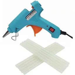 FADMAN Mini 20 W Trigger Feed Glue Gun With 10 Sticks Turquoise 7 mm Dia, FD-20W-picture-25