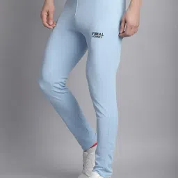 Vimal Jonney Light Blue Regular Fit Trackpants image 3