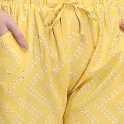 Aditi Wasan Yellow Printed Shorts image 5