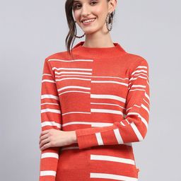 Monte Carlo Women Mock Collar Woollen Sweater-picture-49