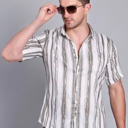 RARE CAMEL Men Slim Fit Printed Casual Shirt-image-50