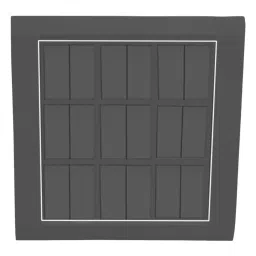 HOSPER PremiumGrey Series Flat Switch 18 Module 9x8 inch, RSCP09-picture-31