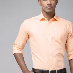 Park Avenue Men Slim Fit Slim Fit Textured Work Formal Shirt-picture-49