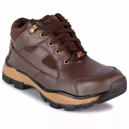 JK Steel Steel Toe Safety Shoes High Ankle Rubber Sole Brown Size UK 9, JKPSF141BRN9-picture-34