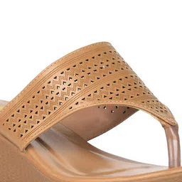 Bata PU Party Wedge Sandals image 3