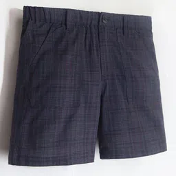 Cherry Crumble By NItt Hyman Fine Checkered Button Down Summer Shorts - Multi Colour-picture-24