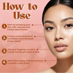 Jaquline USA Perfect Hydrating Serum Hydration With Vitamin E - 30 ml - Golden Beige 03 image 3