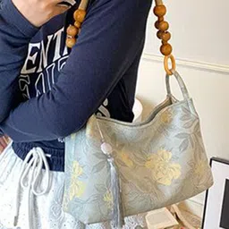 StyleCast x Revolte Structured Abstract One Handle Shoulder Bag image 4