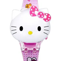 SWADESI STUFF Kids Dial & Straps Digital Automatic Watch 3D KITTY 99 image 2