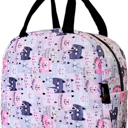 karbd Thermal Foil Insulated Cat Cartoon Design Lunch Box Bag for Kids Teen Adults Waterproof Lunch Bag-picture-25