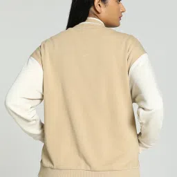 Puma Beige Printed Sports Jacket image 2