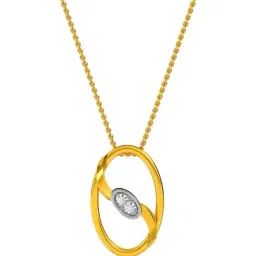 Kisna Diamond & Gold Jewellery 18k Zoey Diamond Pendant-picture-29