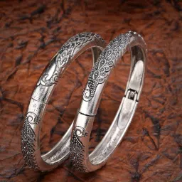 NVR Valentine Special Silver-Plated Oxidised Jewellery Combo Set for Women's with Chocolate image 2