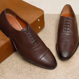 Louis Stitch Men's Brown Oxford Shoes-image-40
