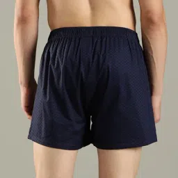 Tommy Hilfiger Navy Cotton Regular Fit Logo Printed Boxers image 2